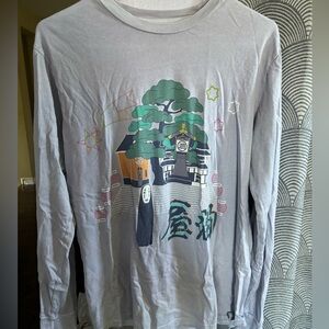 Spirited Away Studio Ghibli XS Long Sleeve Printed T-Shirt